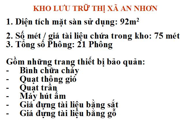 13 BÌNH ĐỊNH TỔ CHỨC LƯU TRỮ CẤP HUYỆN