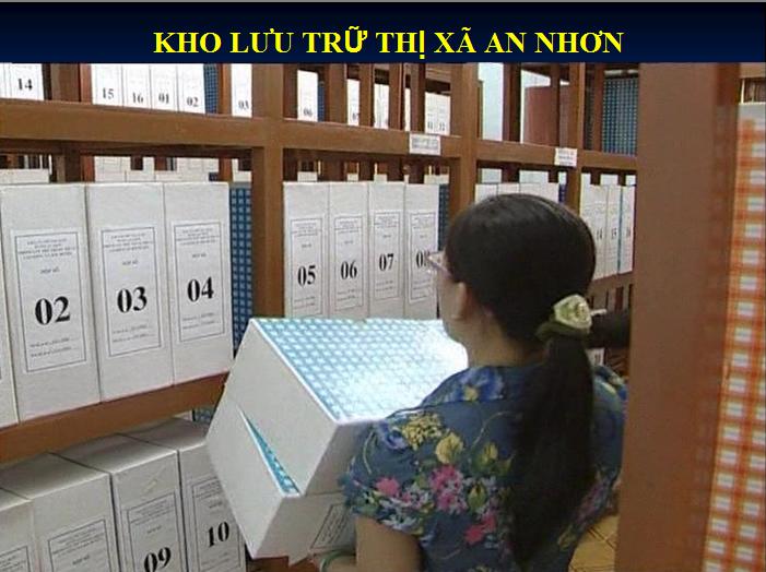 14 BÌNH ĐỊNH TỔ CHỨC LƯU TRỮ CẤP HUYỆN