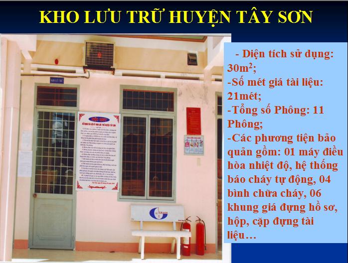 18 BÌNH ĐỊNH TỔ CHỨC LƯU TRỮ CẤP HUYỆN