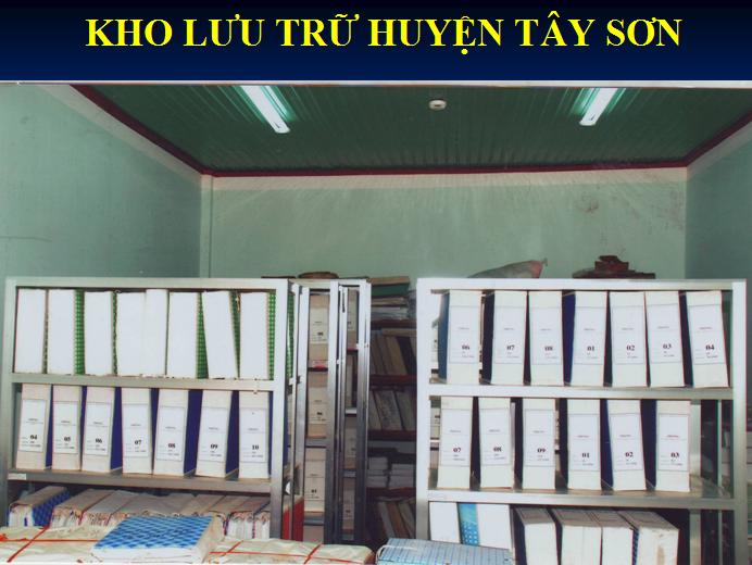 19 BÌNH ĐỊNH TỔ CHỨC LƯU TRỮ CẤP HUYỆN