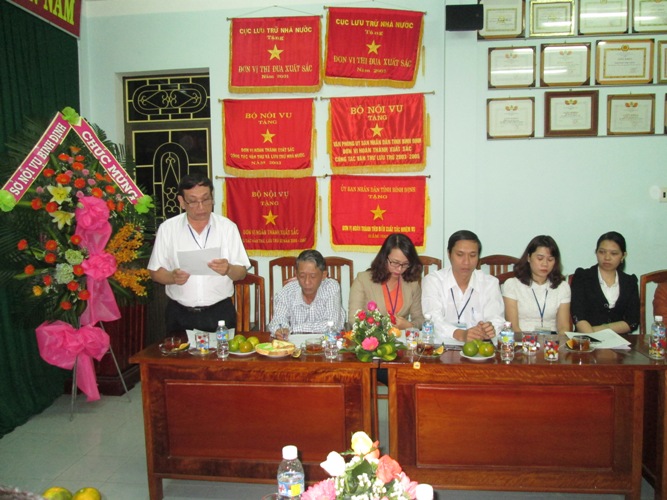 23_2 Chi cục Văn thư – Lưu trữ Bình Định: Tổ chức gặp mặt, giao lưu kỷ niệm ngày Lưu trữ Việt Nam và xuân Mậu Tuất 2018