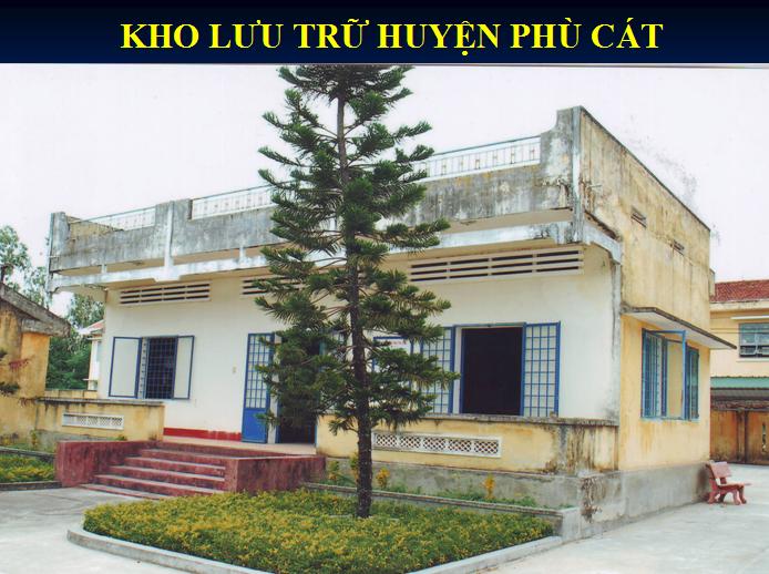 24 BÌNH ĐỊNH TỔ CHỨC LƯU TRỮ CẤP HUYỆN