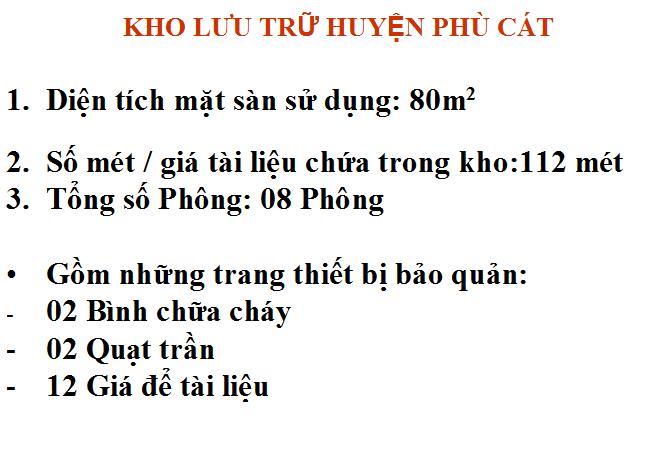 25 BÌNH ĐỊNH TỔ CHỨC LƯU TRỮ CẤP HUYỆN