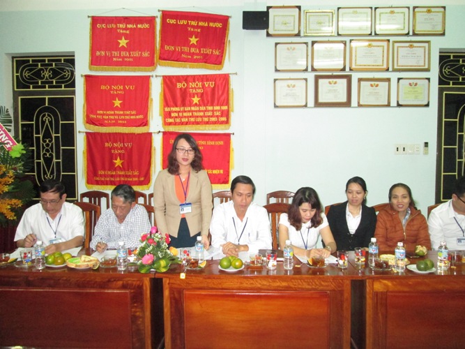 25_1 Chi cục Văn thư – Lưu trữ Bình Định: Tổ chức gặp mặt, giao lưu kỷ niệm ngày Lưu trữ Việt Nam và xuân Mậu Tuất 2018