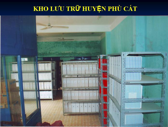 26 BÌNH ĐỊNH TỔ CHỨC LƯU TRỮ CẤP HUYỆN