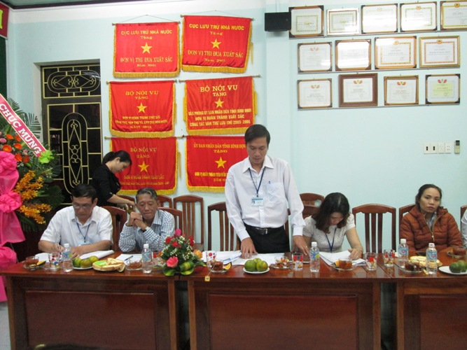 26_1 Chi cục Văn thư – Lưu trữ Bình Định: Tổ chức gặp mặt, giao lưu kỷ niệm ngày Lưu trữ Việt Nam và xuân Mậu Tuất 2018