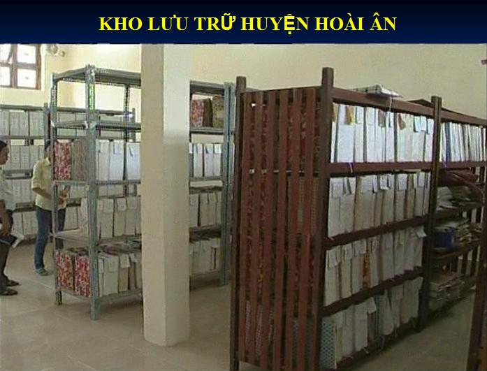 33-2 BÌNH ĐỊNH TỔ CHỨC LƯU TRỮ CẤP HUYỆN