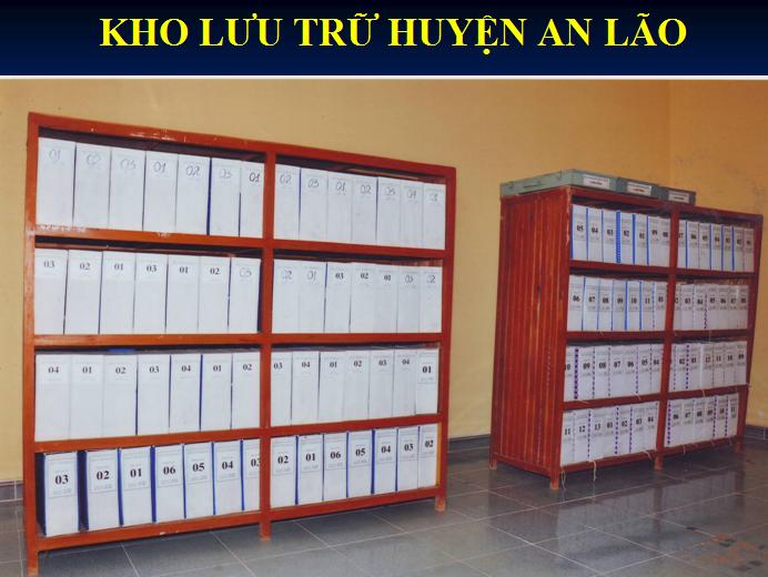 37-1 BÌNH ĐỊNH TỔ CHỨC LƯU TRỮ CẤP HUYỆN