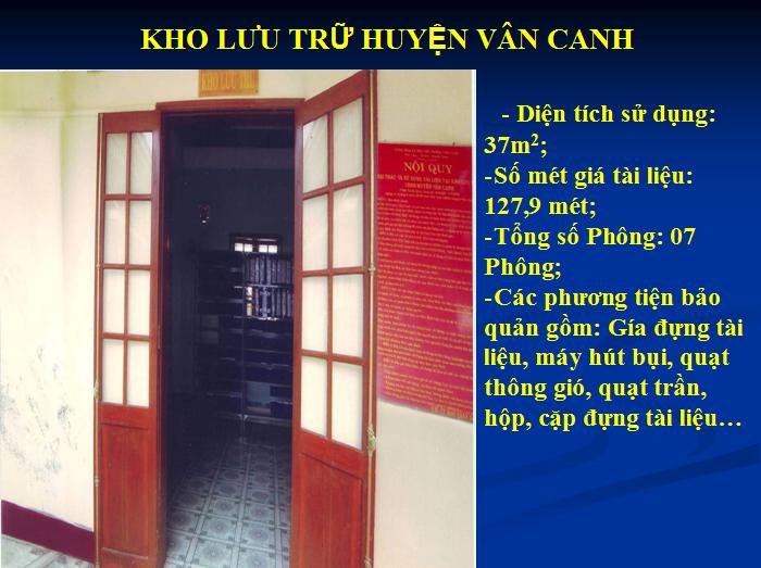 6-1 BÌNH ĐỊNH TỔ CHỨC LƯU TRỮ CẤP HUYỆN