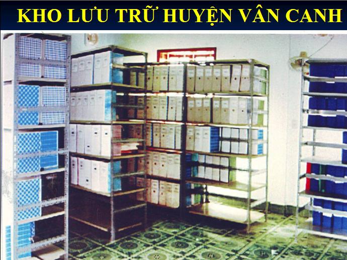 7 BÌNH ĐỊNH TỔ CHỨC LƯU TRỮ CẤP HUYỆN