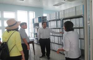 CHI CỤC VĂN THƯ – LƯU TRỮ TỈNH BÌNH ĐỊNH TIẾP ĐOÀN CÔNG TÁC CHI CỤC VĂN THƯ – LƯU TRỮ TỈNH HÀ TĨNH