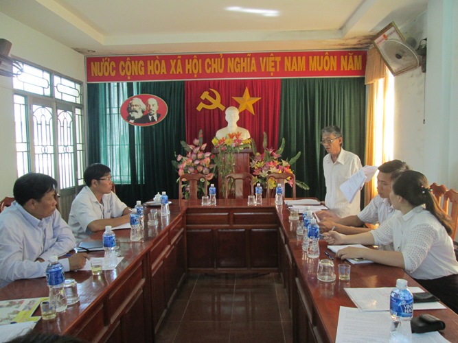 SỞ NỘI VỤ KIỂM TRA CÔNG TÁC VĂN THƯ, LƯU TRỮ TẠI MỘT SỐ SỞ VÀ 11 HUYỆN, THỊ XÃ, THÀNH PHỐ