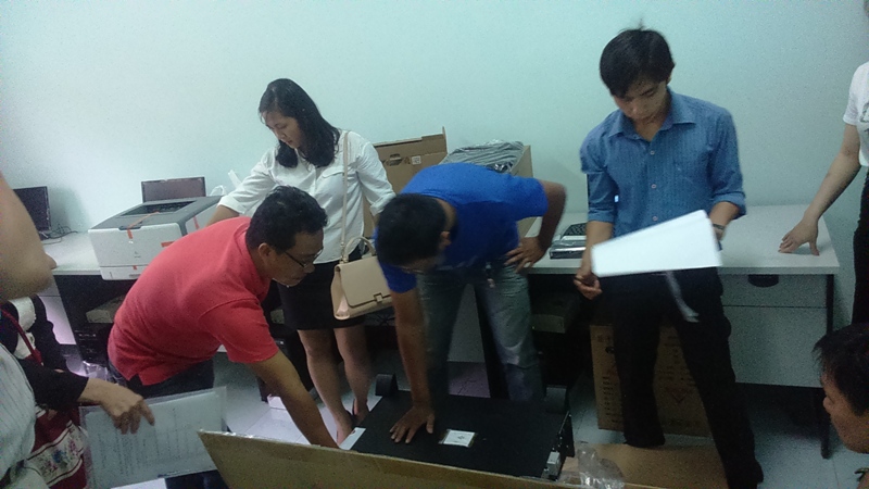 ql66 KIỂM TRA CHO CHẠY THỬ CÁC THIẾT BỊ SỐ HÓA TÀI LIỆU TẠI CHI CỤC VĂN THƯ – LƯU TRỮ BÌNH ĐỊNH