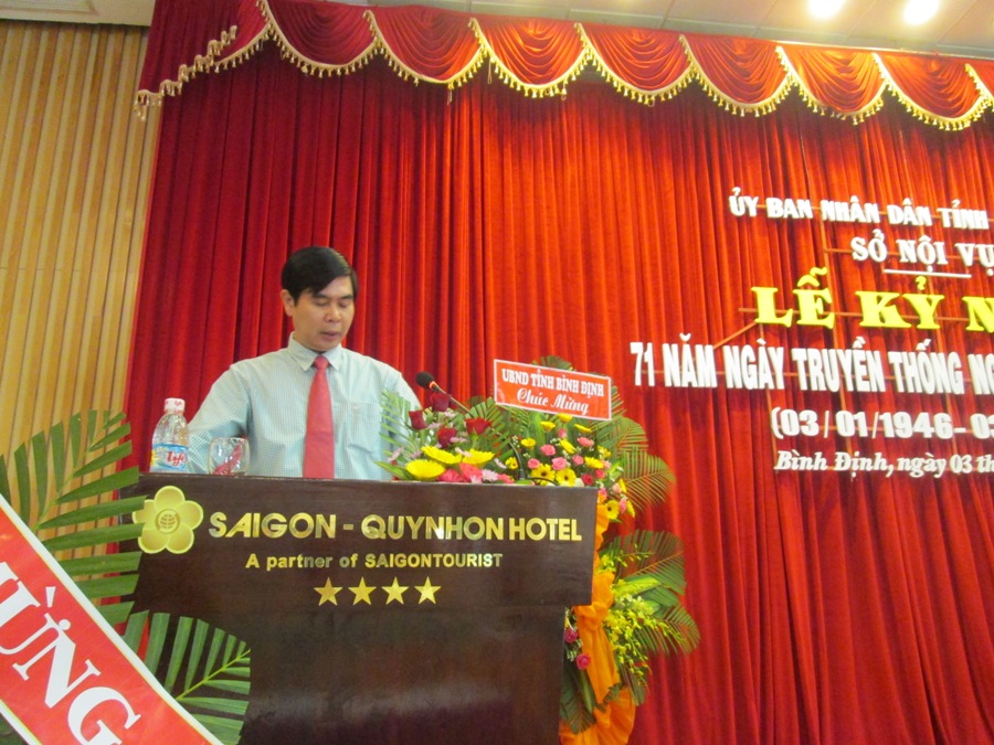 SỞ NỘI VỤ BÌNH ĐỊNH TỔ CHỨC KỶ NIỆM 71 NĂM NGÀY TRUYỀN THỐNG NGÀNH LƯU TRỮ VIỆT NAM (03/01/1946-03/01/2017)