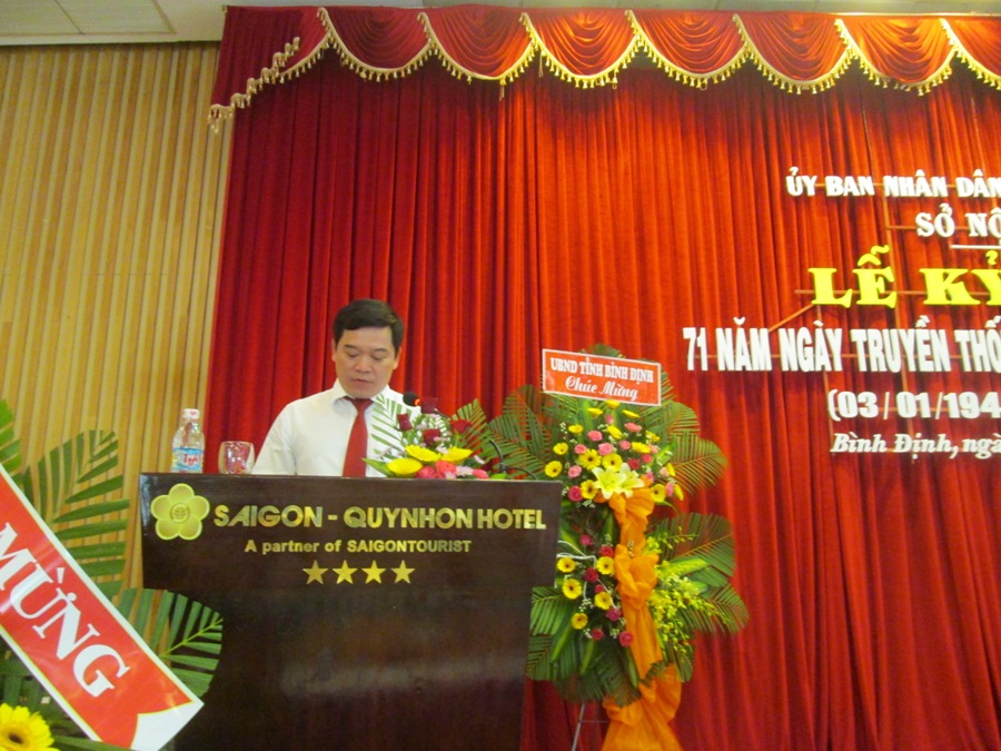 SỞ NỘI VỤ BÌNH ĐỊNH TỔ CHỨC KỶ NIỆM 71 NĂM NGÀY TRUYỀN THỐNG NGÀNH LƯU TRỮ VIỆT NAM (03/01/1946-03/01/2017)