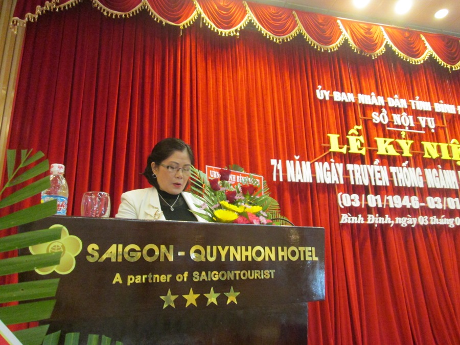 SỞ NỘI VỤ BÌNH ĐỊNH TỔ CHỨC KỶ NIỆM 71 NĂM NGÀY TRUYỀN THỐNG NGÀNH LƯU TRỮ VIỆT NAM (03/01/1946-03/01/2017)