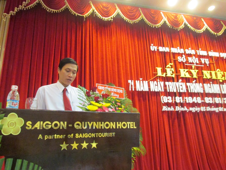 SỞ NỘI VỤ BÌNH ĐỊNH TỔ CHỨC KỶ NIỆM 71 NĂM NGÀY TRUYỀN THỐNG NGÀNH LƯU TRỮ VIỆT NAM (03/01/1946-03/01/2017)